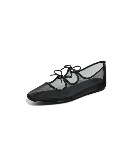 Cult Gaia Black Corinne Flats