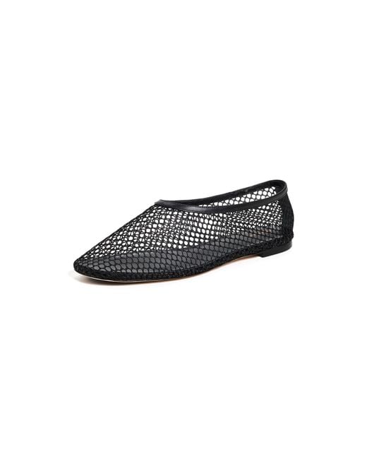 Reformation Black Britt Ballet Flats