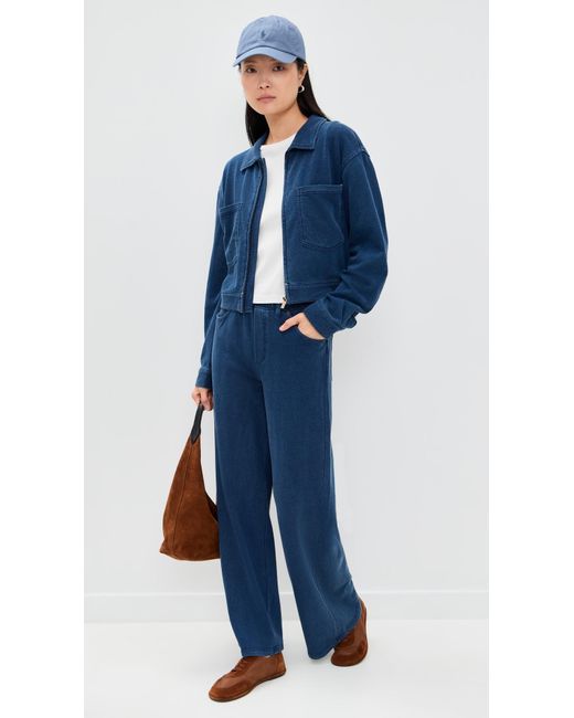 Z Supply Blue Heritage Knit Jacket