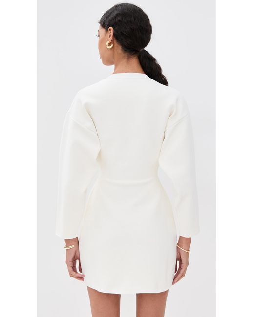 Wardrobe NYC White Wardrobe. Nyc Rhw Power Knit Mini Dress