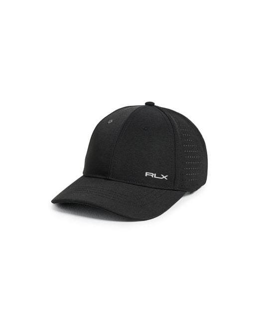Ralph Lauren Black Performance Cap for men