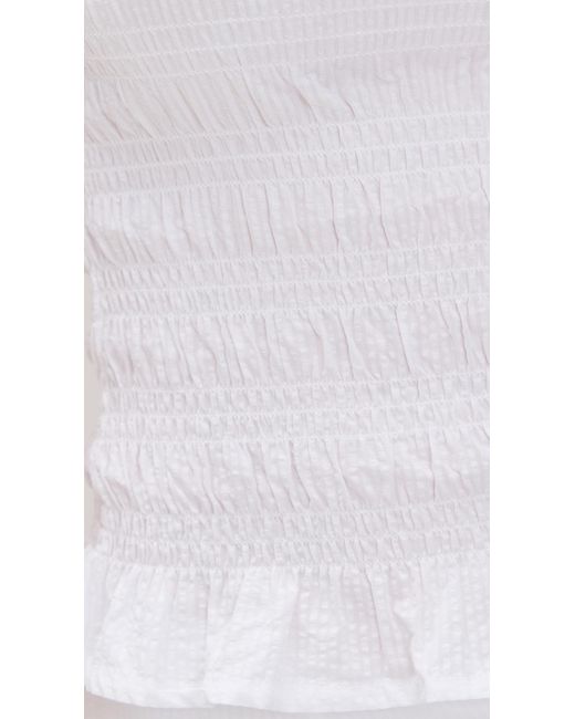 Peachy Den White Deba Top