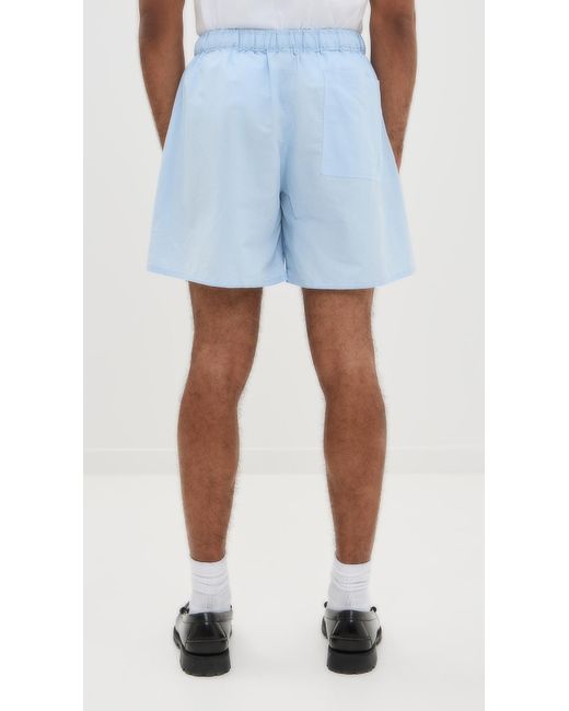 J.W. Anderson Blue Drawstring Shorts 7 for men