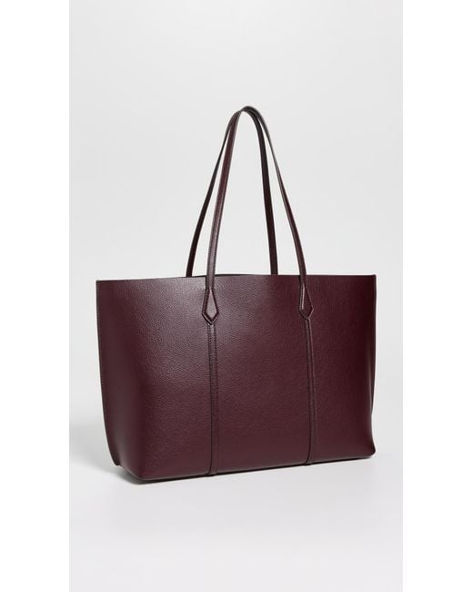 Tory Burch Purple Perry Tote