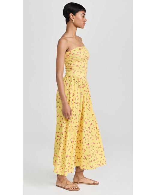 RESA Yellow Mackenzie Midi Dress