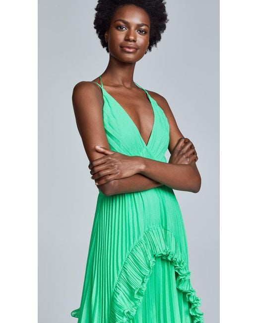 Halston heritage pleated dress sales
