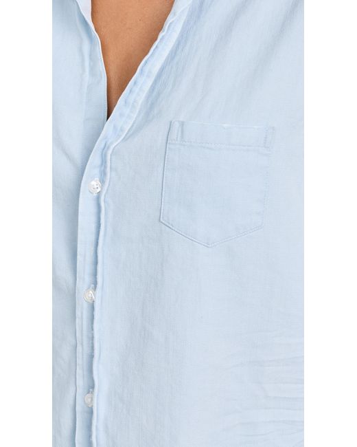 Frank & Eileen Blue Frank & Eieen Reaxed Button Up Shirt Cassic Bue W/ Tattered Wash