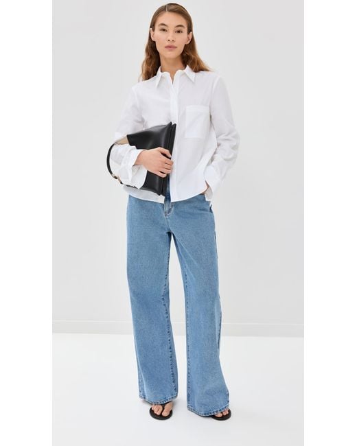 Twp White Boyfriend Shirt