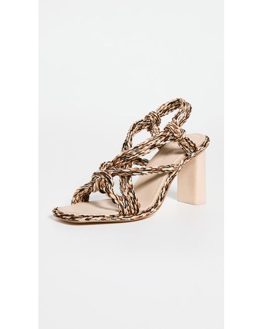 Ulla Johnson Uma Twisted Rope High Heels Lyst