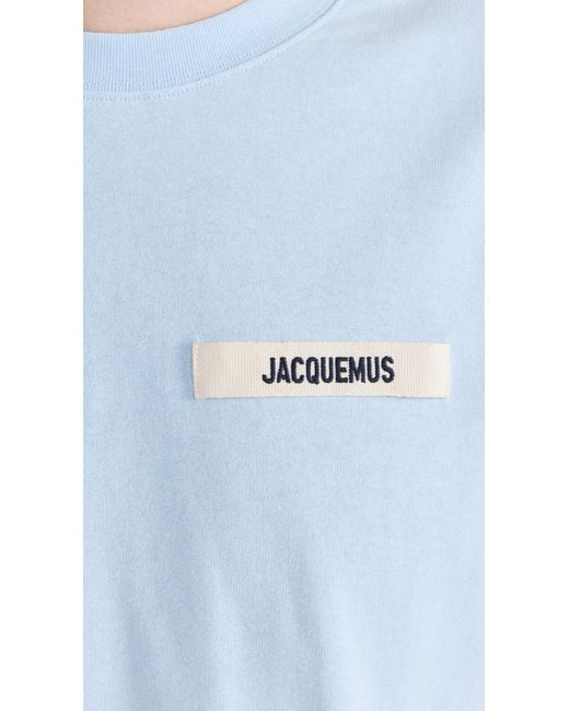 Jacquemus Blue Jacqueus Le T-shirt Grosgrain for men
