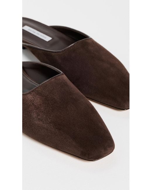Emme Parsons Black Flat Mules