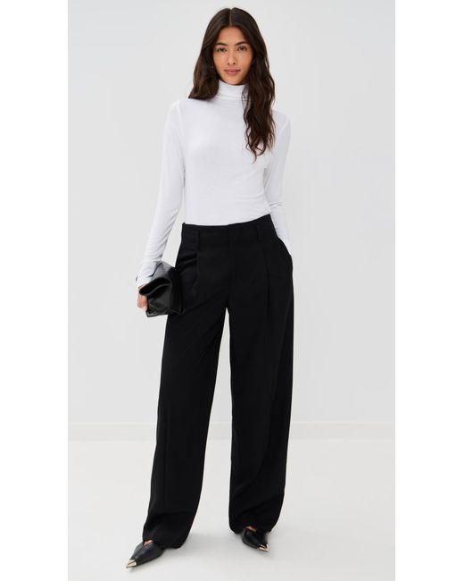 Vince White Essential Turtleneck