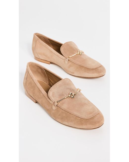 Larroude White Katherine Loafers