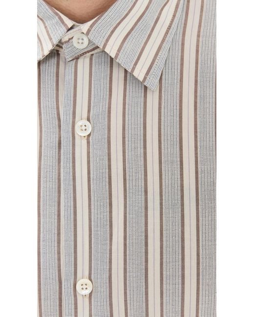 NN07 Multicolor Freddy Striped Button Down for men