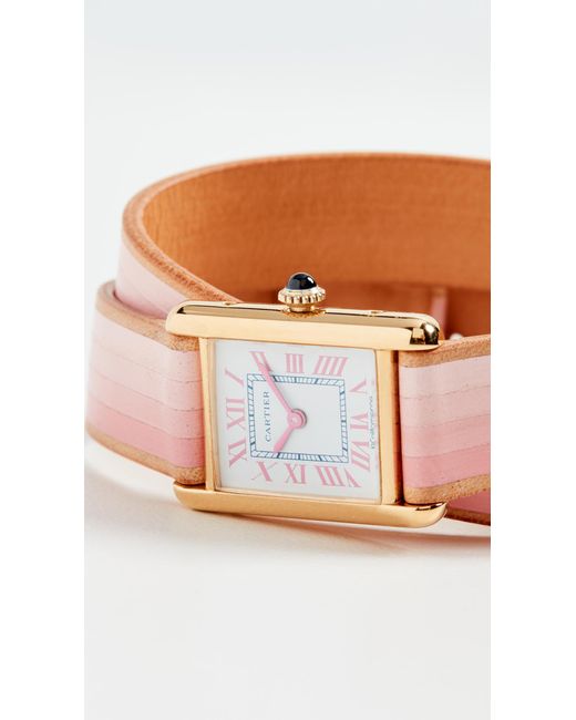 La Californienne Leather Cartier Tank 