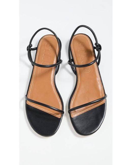 Staud Black Laurel Sandals