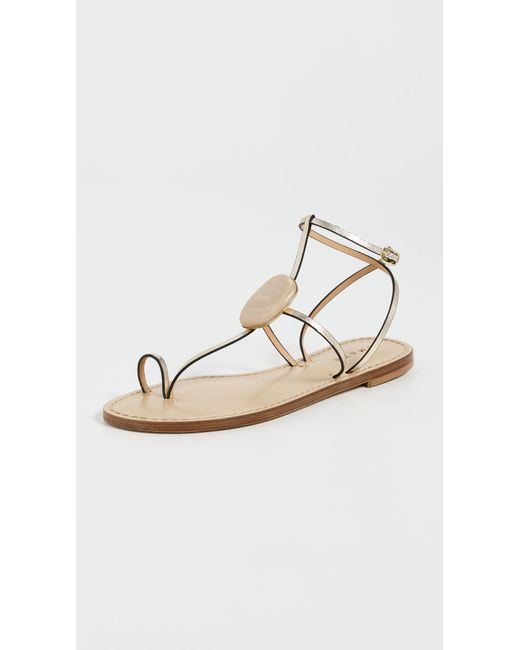Amanu White The Cairo Sandals