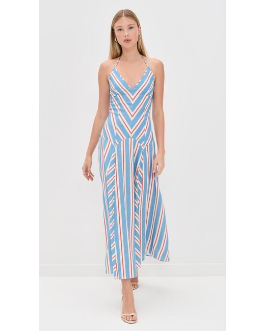 Solid & Striped Blue The Alessio Dress