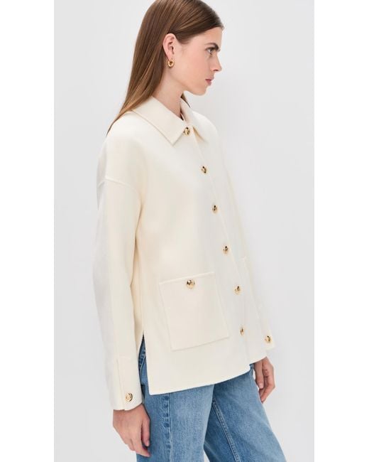 Anine Bing White Luca Jacket