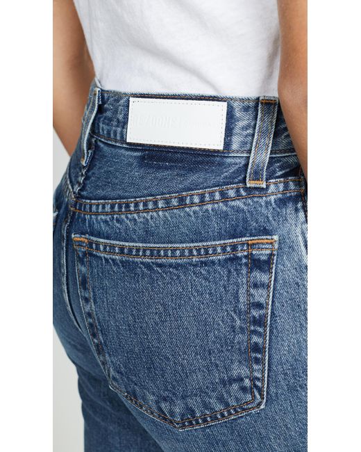 high rise rigid stove pipe jeans