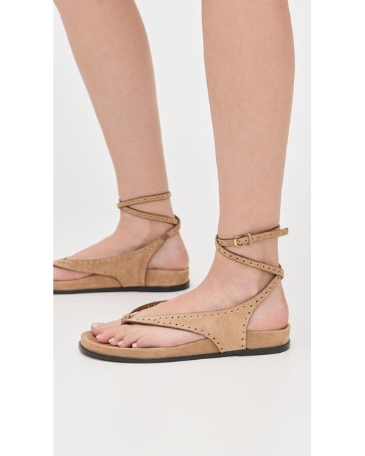 Madewell Multicolor Millie Thong Lace Up Sandals