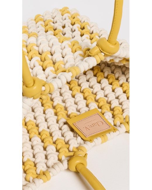 Clare V. Metallic Sandy Bag