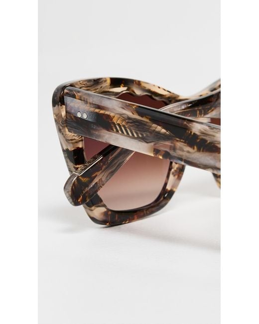 Krewe Brown Brigitte Sunglasses