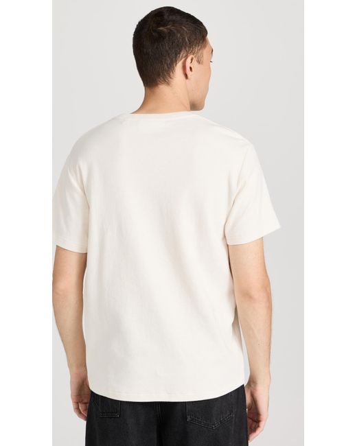 FRAME White Duo Fold Tee for men