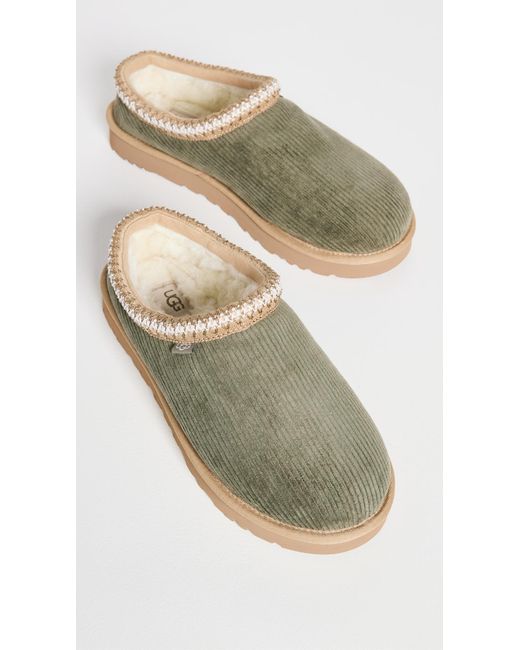 UGG Tasman Corduroy Ii Slippers in Moss Green (Green) for Men Lyst