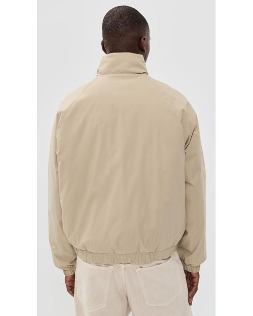 Lacoste Natural High Collar Bomber Jacket for men