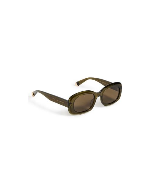 Stella McCartney Black Medallion Sunglasses