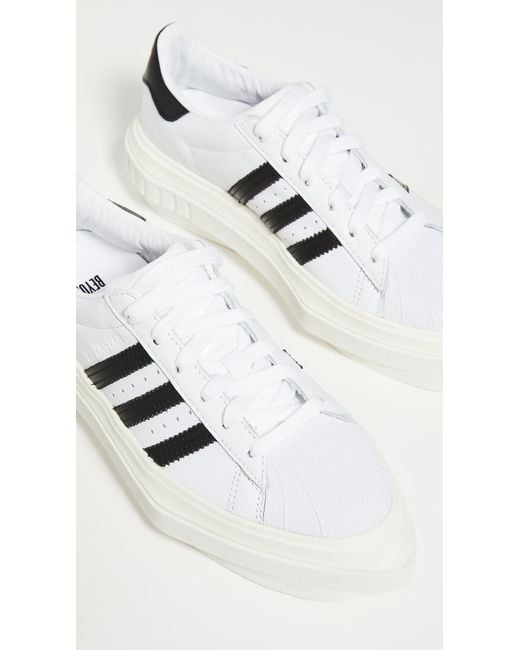 adidas X Beyonce Bey Superstar Sneakers in White | Lyst