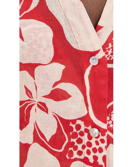 LSPACE Red Rio Tunic