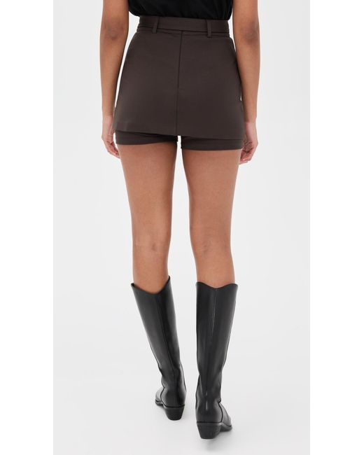 ALIGNE Black Brianna Ponte Skort