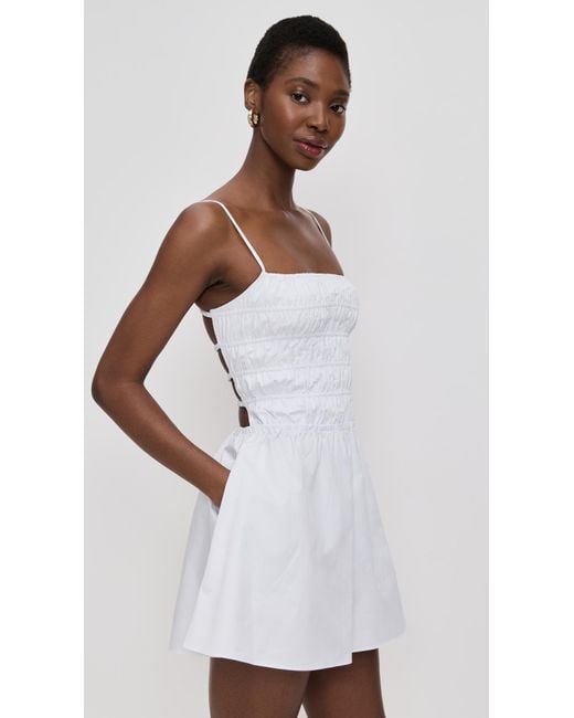 Solid & Striped White The Mini Delta Dress