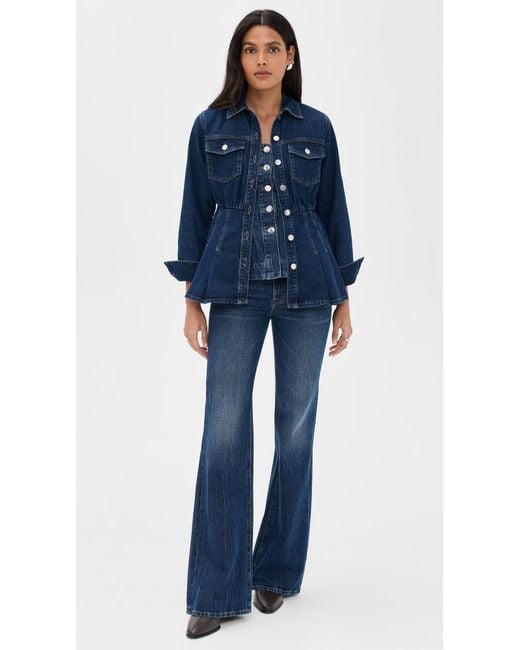 ALIGNE Blue Valentina Denim Top