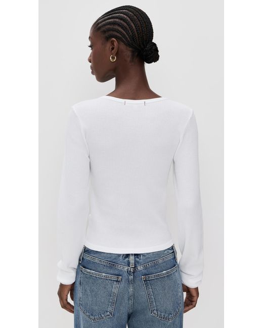 AMO White Sofia Tee