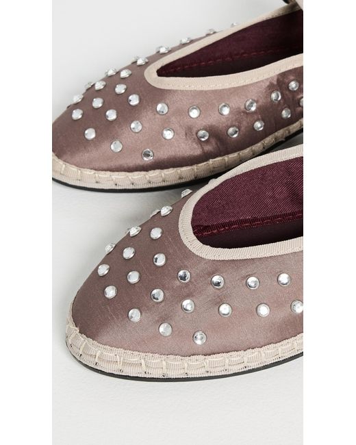 Flabelus Gray Mae Mary Jane Flats