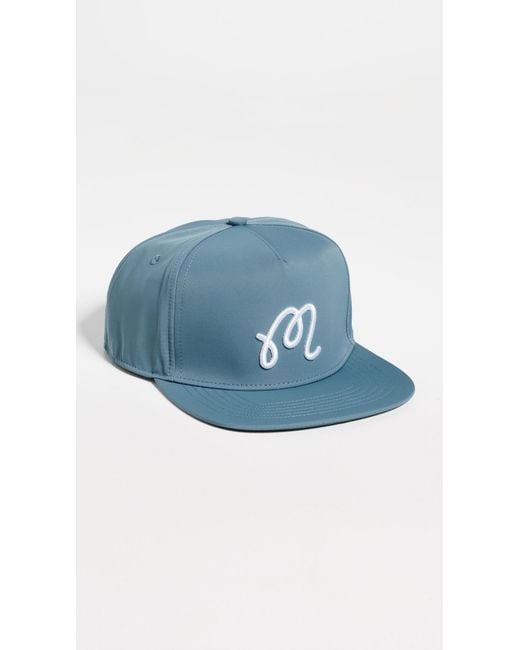 Malbon Blue Snapback Cap for men