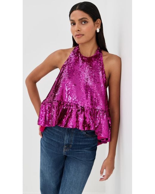 Azeeza Purple Winston Top