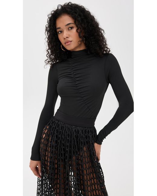 Maylé Vásquez Black Caverna Bodysuit