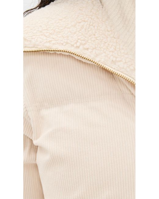 Varley Natural Brackley Cord Puffer Jacket