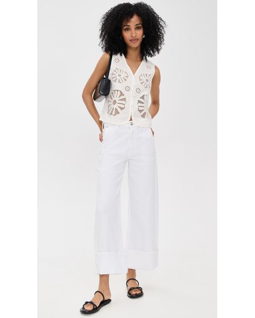 ALIGNE Black Chloe Broderie Vest