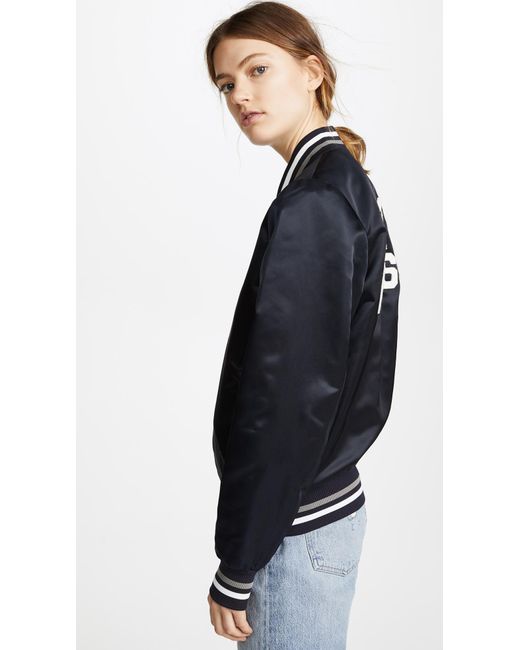 Maison Kitsuné Par Rec Teddy Jacket in Blue | Lyst