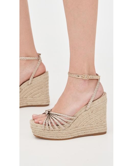 Loeffler Randall White Pamela Mignon Knot Wedges