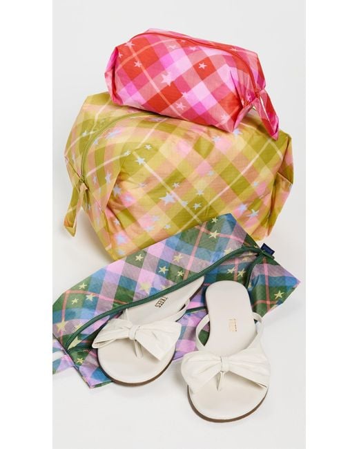 Baggu Pink 3D Zip Set