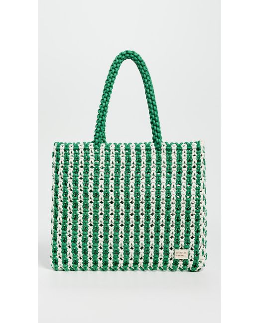 Loeffler Randall Green Celia Knotted Tote