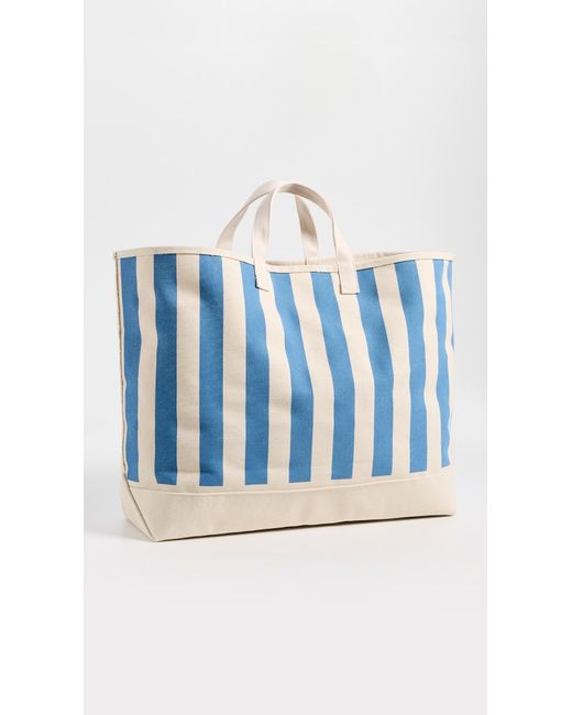 Kule Blue The All Over Striped Tote