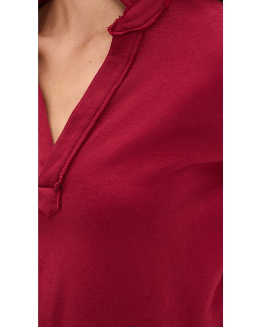 Frank & Eileen Red Patrick Popover Henley