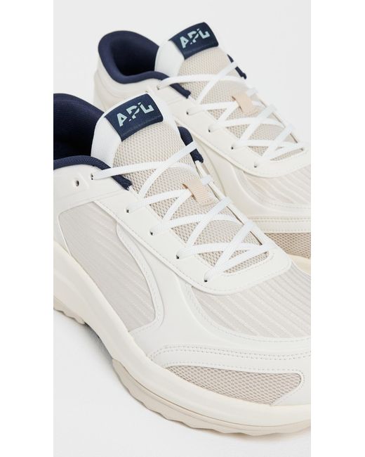 Athletic Propulsion Labs White Jogger Sneakers for men